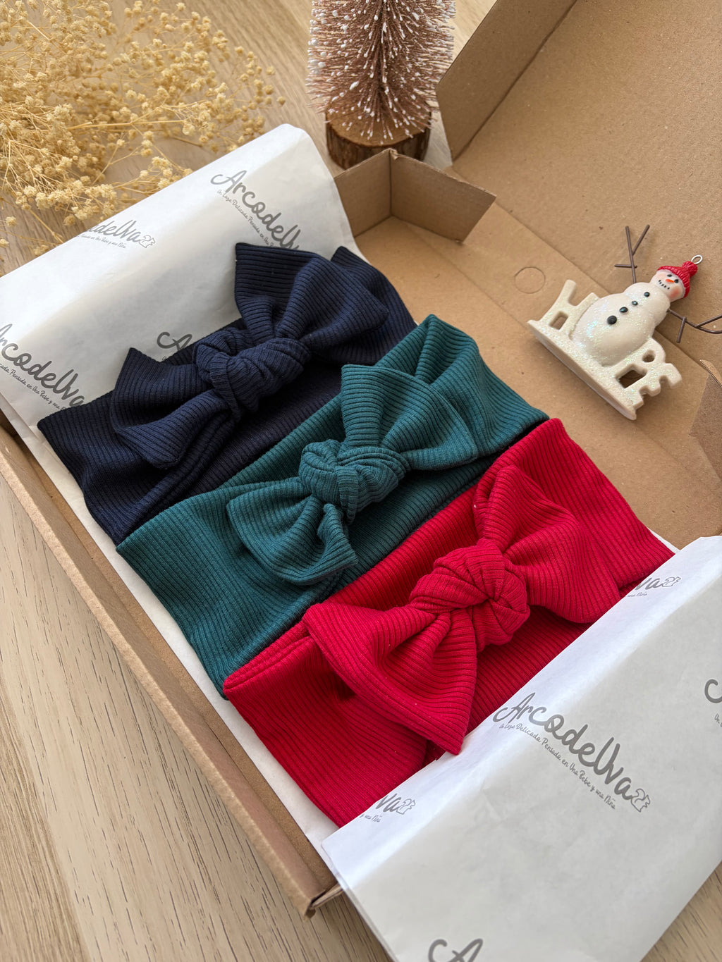 TURBANTE ALGODÓN NAVIDAD - UND