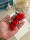 PINZA RENITO POMPÓN ROJO * 2 UND