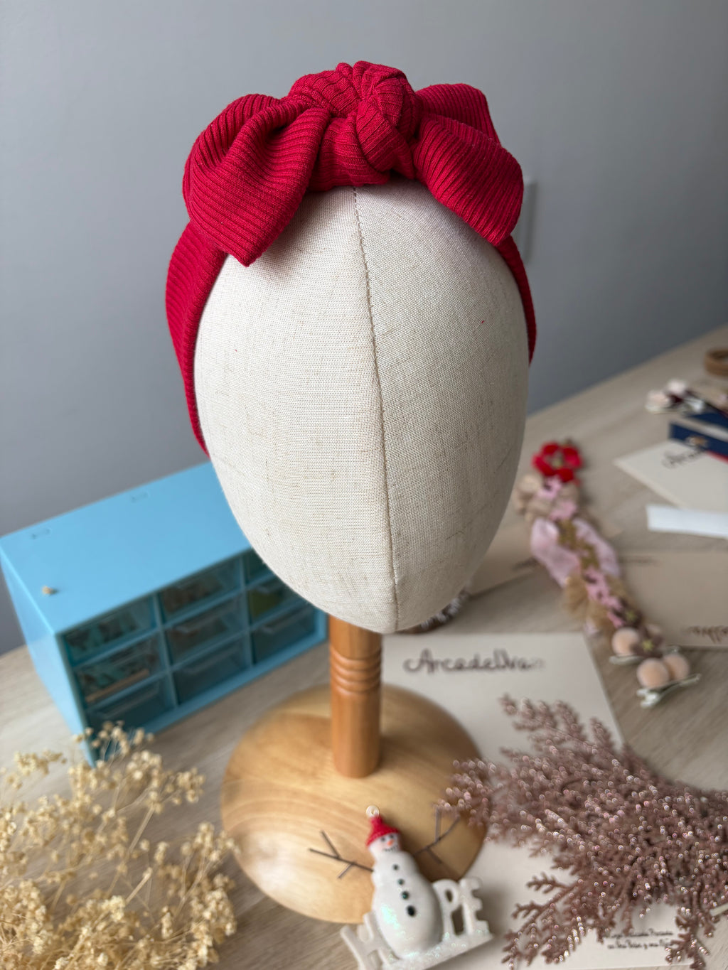 TURBANTE ALGODÓN NAVIDAD - UND