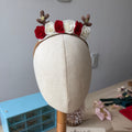 LAZO LUCIA BABY NAVIDAD ROJO/MARFIL - UND