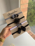 KIT AMELIA NEGRO EXCLUSIVO * 4 UND