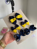 KIT ESCOLAR CARO AMARILLO/AZUL OSCURO * 5 UND