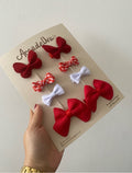 KIT ESCOLAR EMMA ROJO/BLANCO * 5 UND
