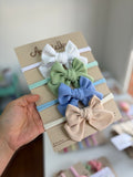 KIT DE LINO FLORENCIA GRANDE / Colores Naturales * 4 UND