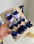 KIT ESCOLAR CARO GRIS/AZUL OSCURO * 5 UND
