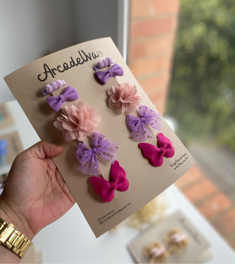 KIT DE PINZAS PAULA * 10 UND