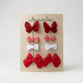 Kit de Pinzas Escolar Mix Rojo